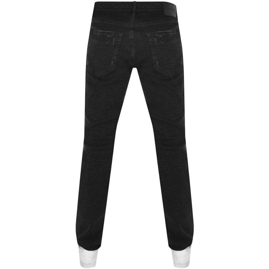 Image number 2 for True Religion Rocco Relaxed Skinny Jeans Black