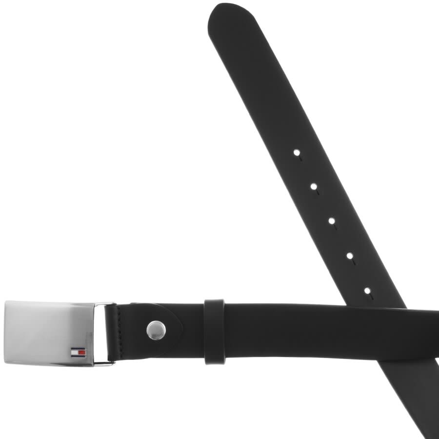 Image number 2 for Tommy Hilfiger Plaque Belt Black