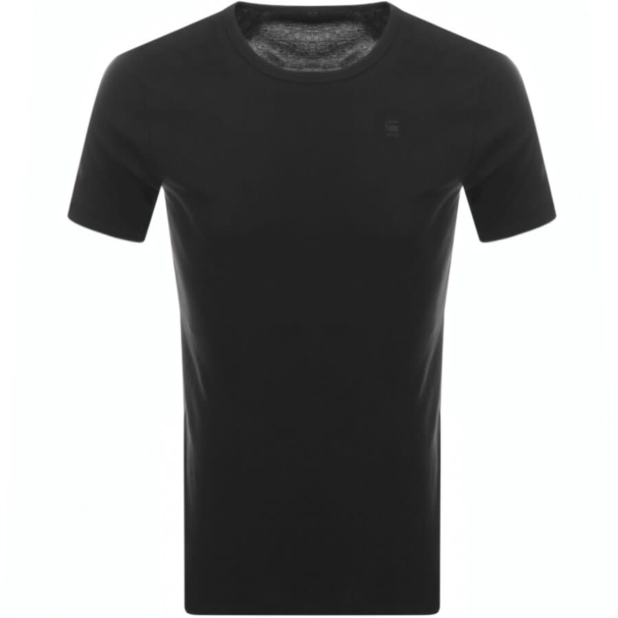 Image number 2 for G-Star 2 Pack Base T Shirts Black