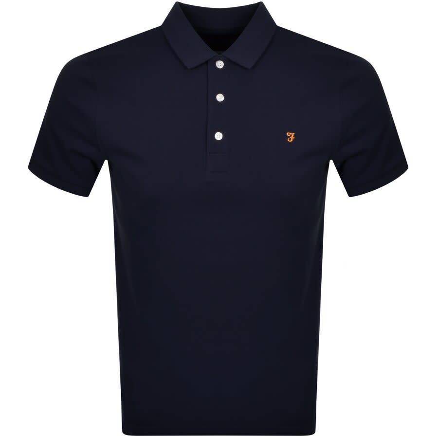 Image number 1 for Farah Blanes Polo T Shirt Navy