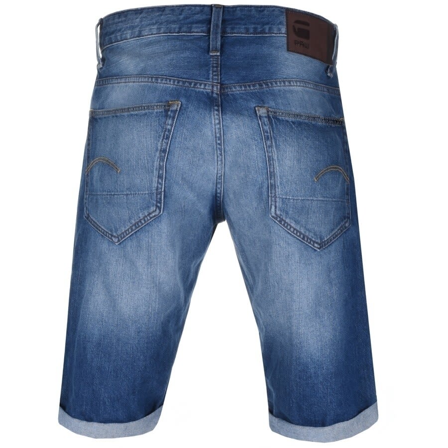 Image number 2 for G-Star 3301 Denim Shorts Blue