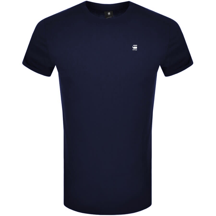 Image number 1 for G-Star Lash Logo T Shirt Navy