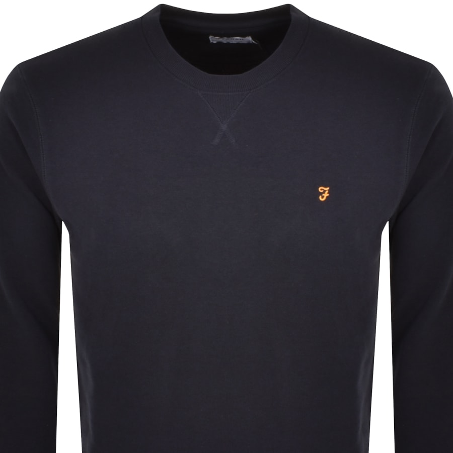 Image number 2 for Farah Tim Sweatshirt Navy
