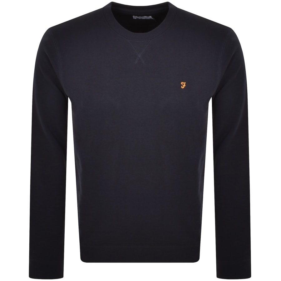 Image number 1 for Farah Tim Sweatshirt Navy