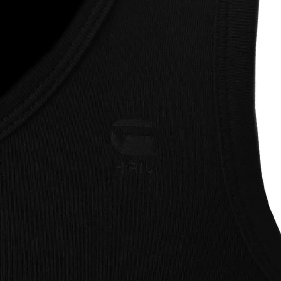 Image number 3 for G-Star 2 Pack Vest T Shirts Black
