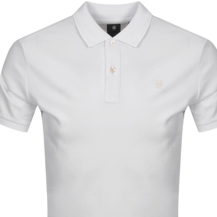 Image number 2 for G-Star Dunda Polo T Shirt White