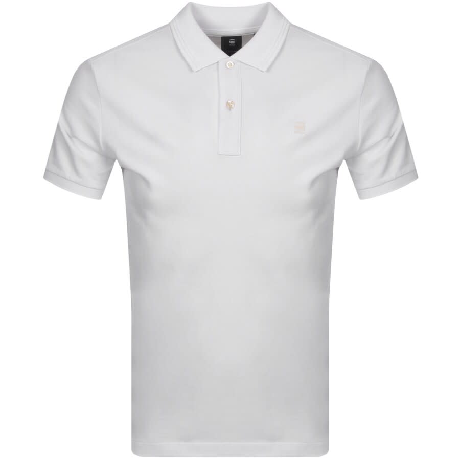 Image number 1 for G-Star Dunda Polo T Shirt White