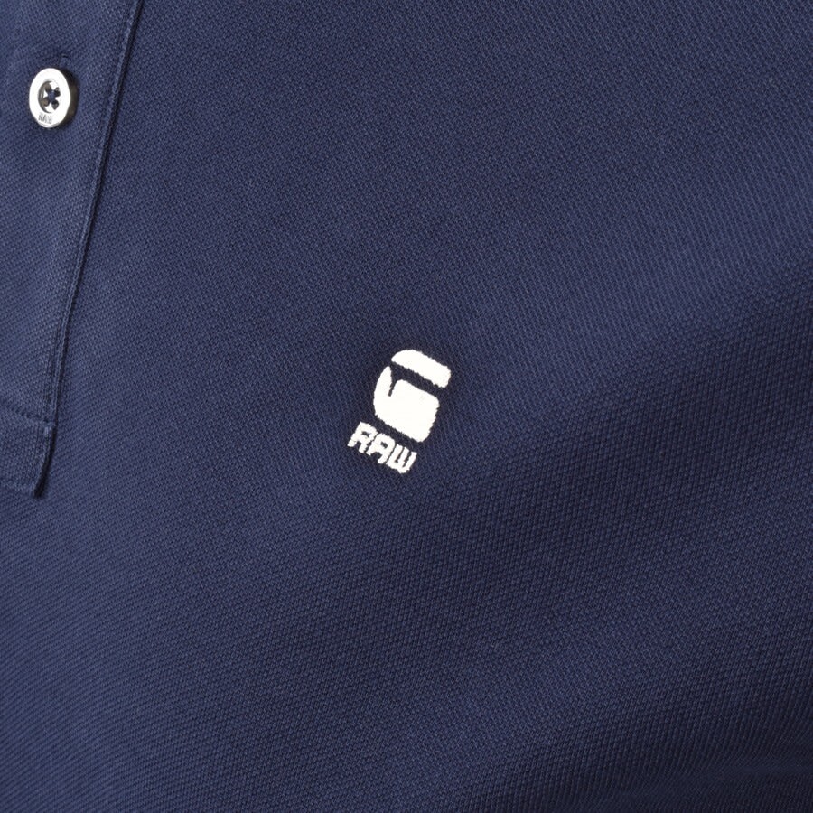 Image number 3 for G-Star Dunda Polo T Shirt Navy