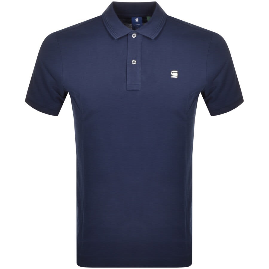 Image number 1 for G-Star Dunda Polo T Shirt Navy