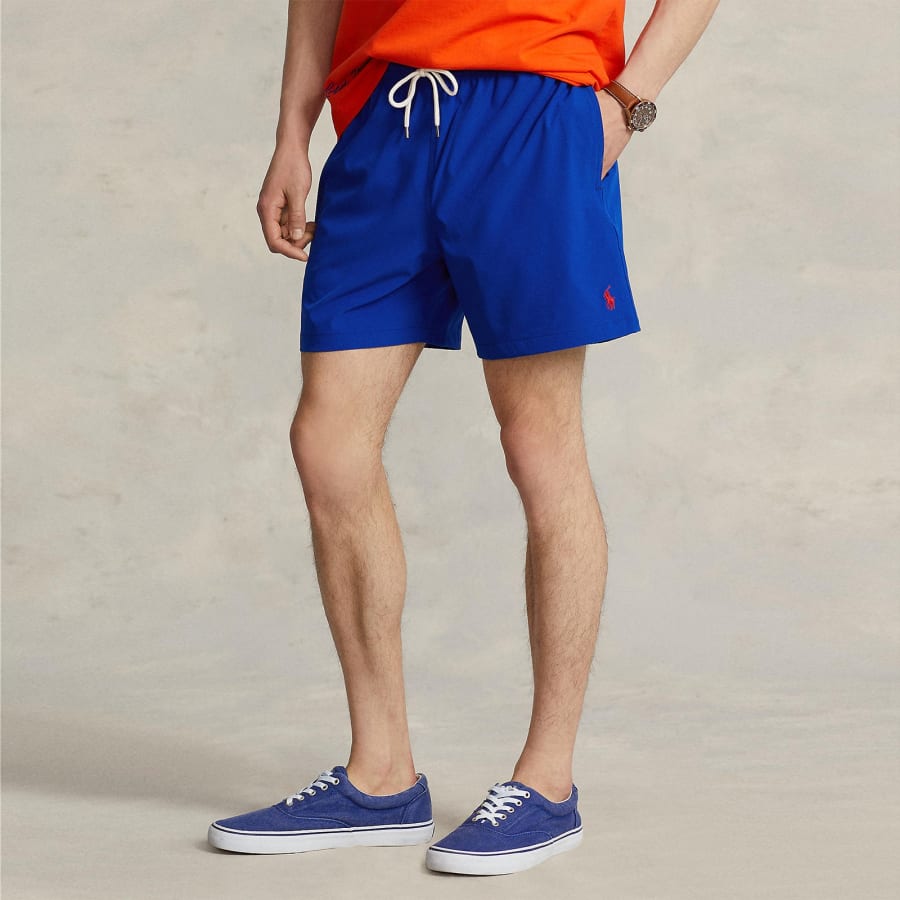 Image number 4 for Ralph Lauren Traveller Swim Shorts Blue