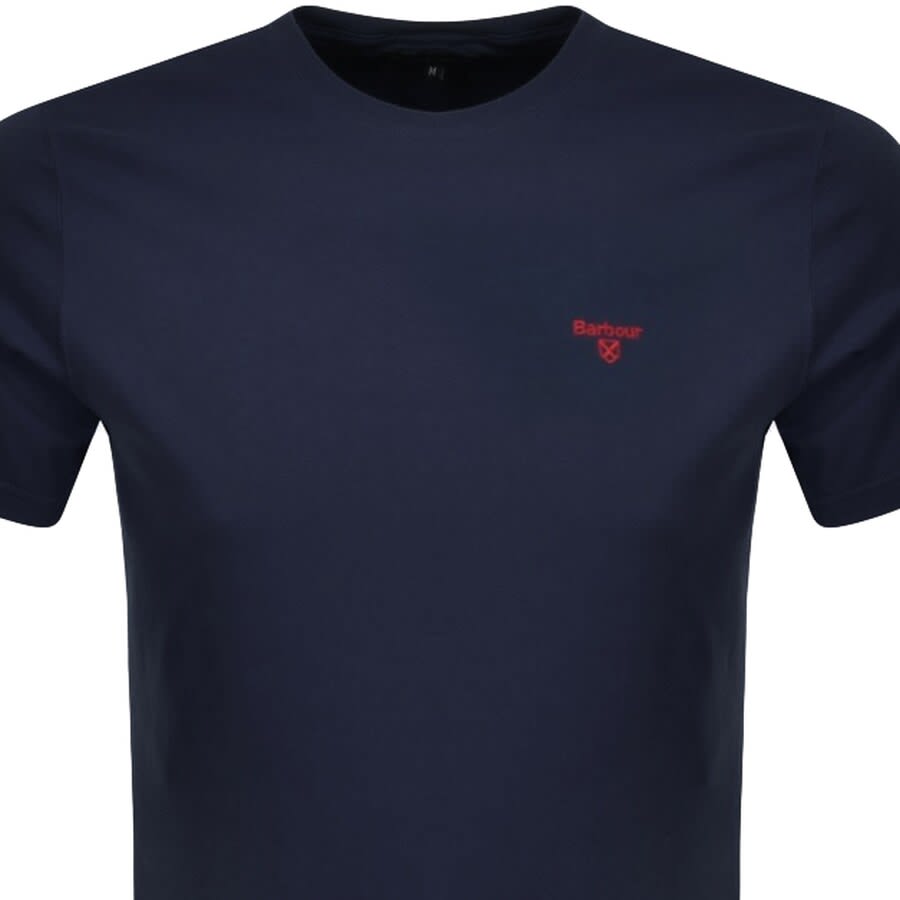 Image number 2 for Barbour Essential Sports T Shirt Navy