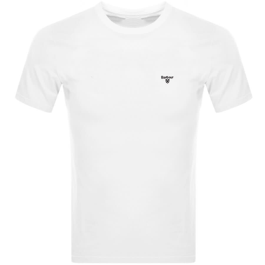 Image number 1 for Barbour Essential Sports T Shirt White