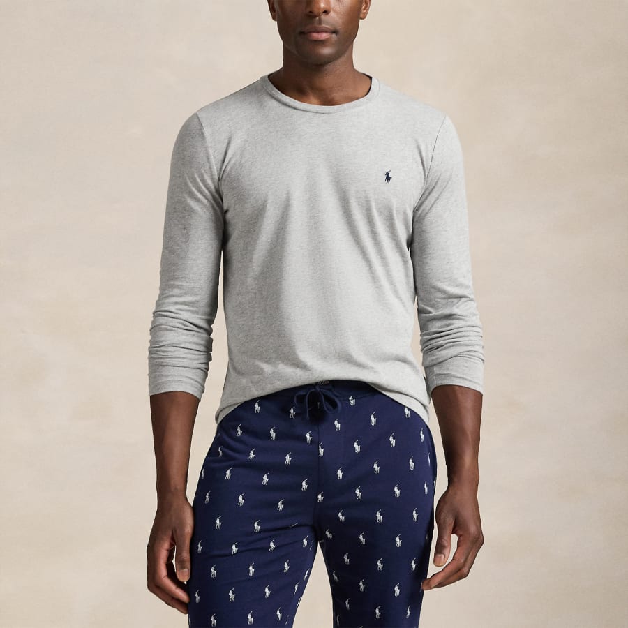 Image number 4 for Ralph Lauren Long Sleeved T Shirt Grey