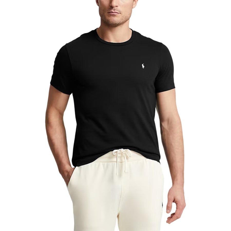 Image number 4 for Ralph Lauren Crew Neck T Shirt Black