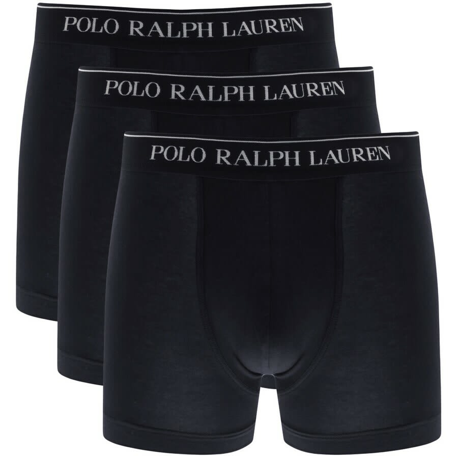 Image number 1 for Ralph Lauren Underwear 3 Pack Boxer Shorts Navy