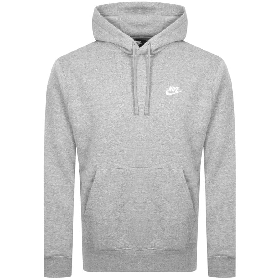 Image number 1 for Nike Club Hoodie Grey