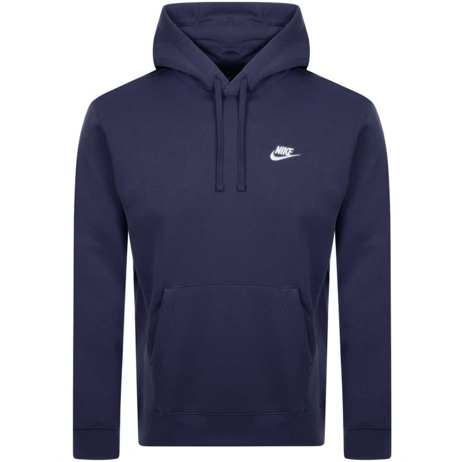 Image number 1 for Nike Club Hoodie Navy