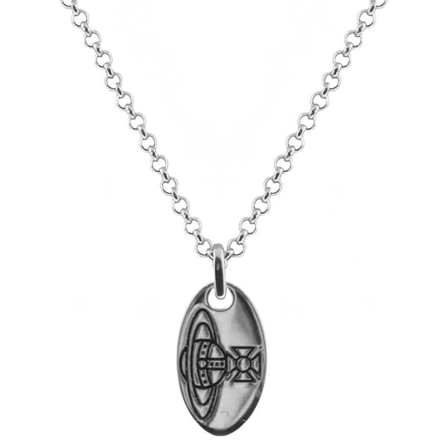 Image number 2 for Vivienne Westwood Tag Pendant Silver