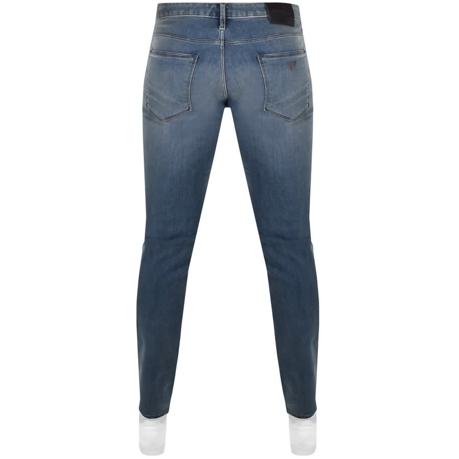 Image number 2 for Emporio Armani J06 Slim Jeans Mid Wash Blue