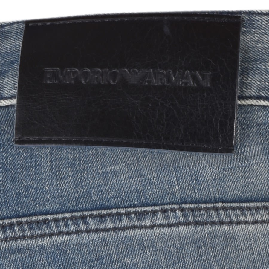 Image number 3 for Emporio Armani J06 Slim Jeans Mid Wash Blue