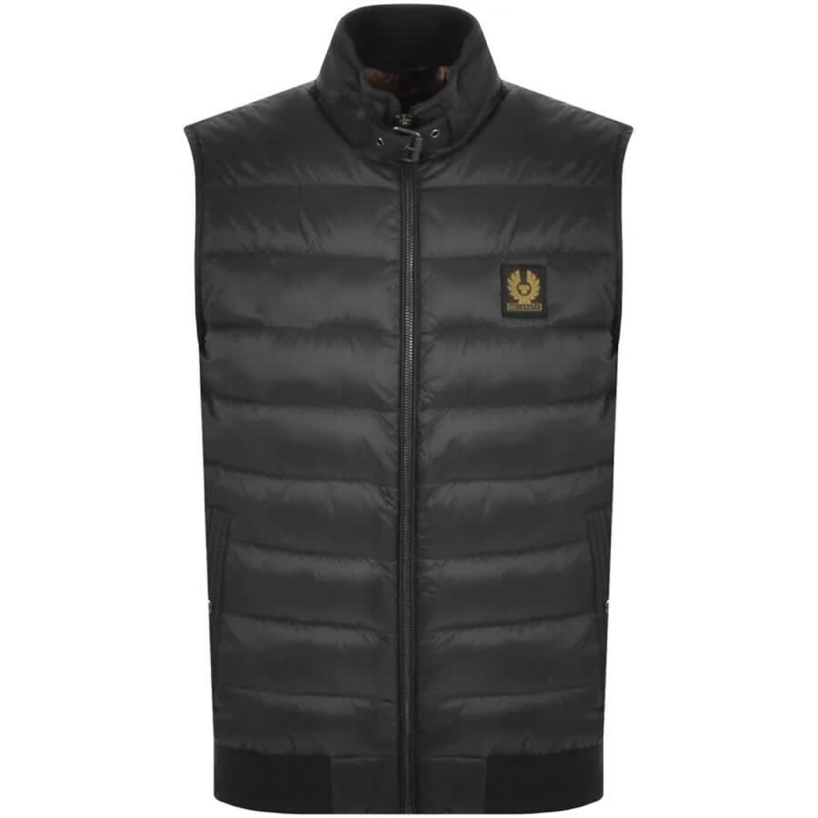 Image number 1 for Belstaff Circuit Padded Gilet Black