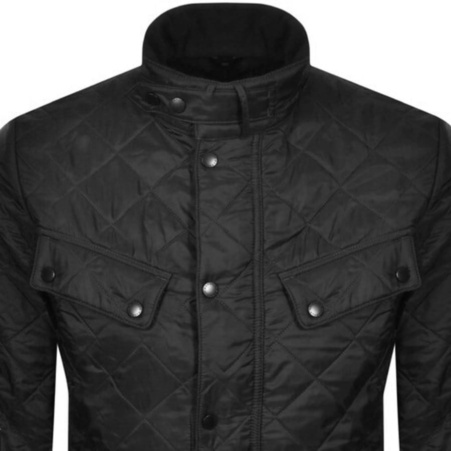Image number 2 for Barbour International Ariel Quilted Jacket Black