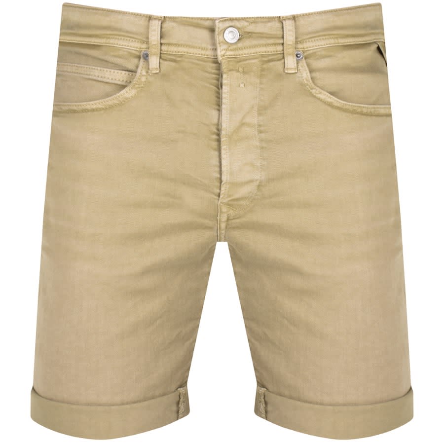 Image number 1 for Replay RBJ 901 Shorts Beige