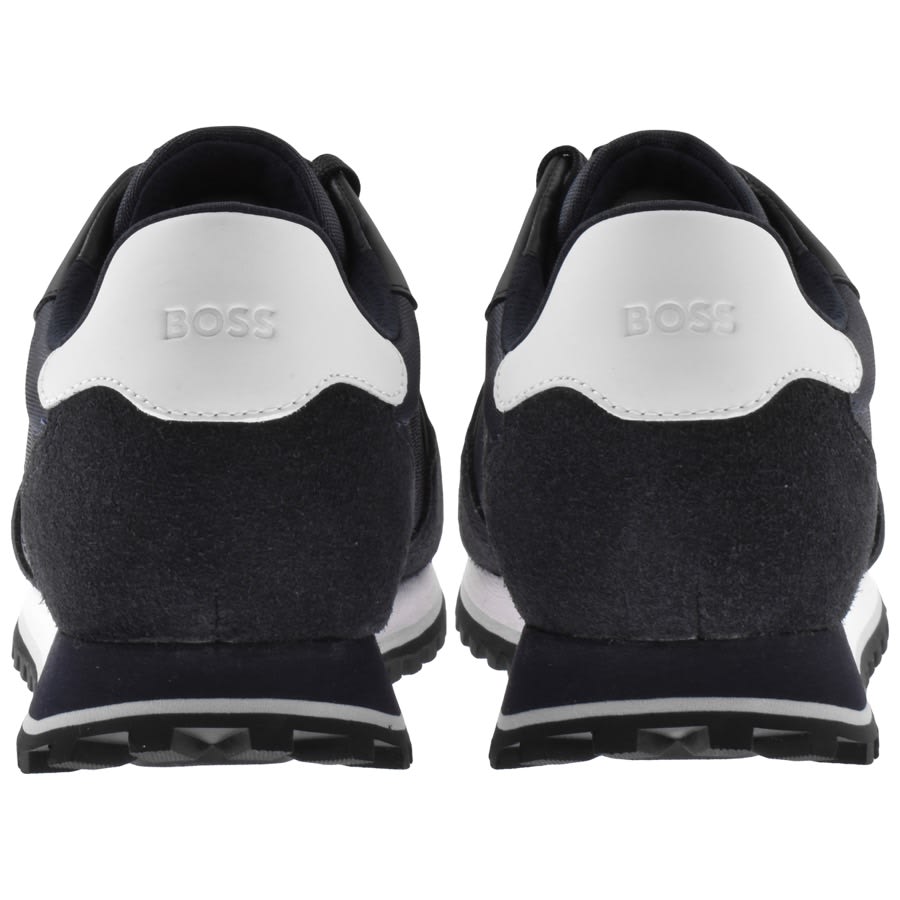 Image number 2 for BOSS Parkour Runner Trainers Navy