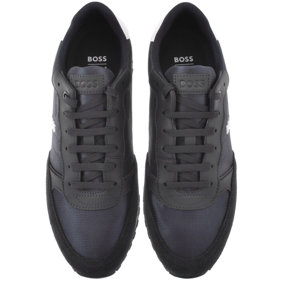 Image number 3 for BOSS Parkour Runner Trainers Navy