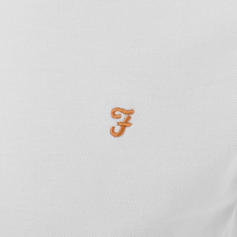 Image number 3 for Farah Alvin Polo T Shirt White