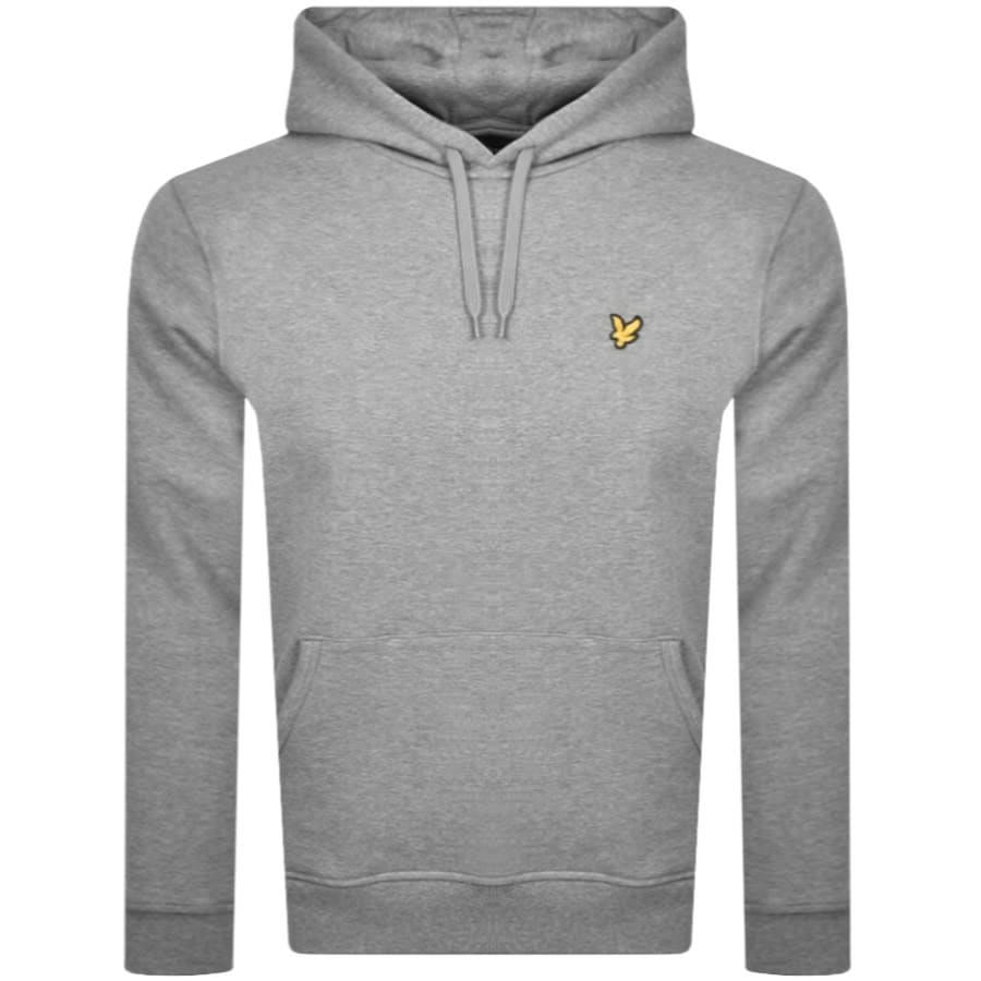 Image number 1 for Lyle And Scott Pullover Hoodie Grey
