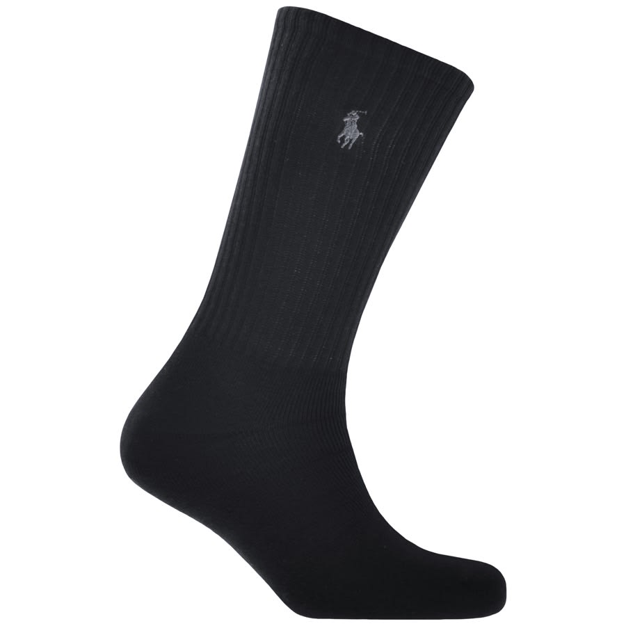 Image number 4 for Ralph Lauren 3 Pack Socks Navy