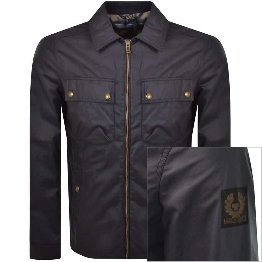 Image number 1 for Belstaff Tour Overshirt Navy