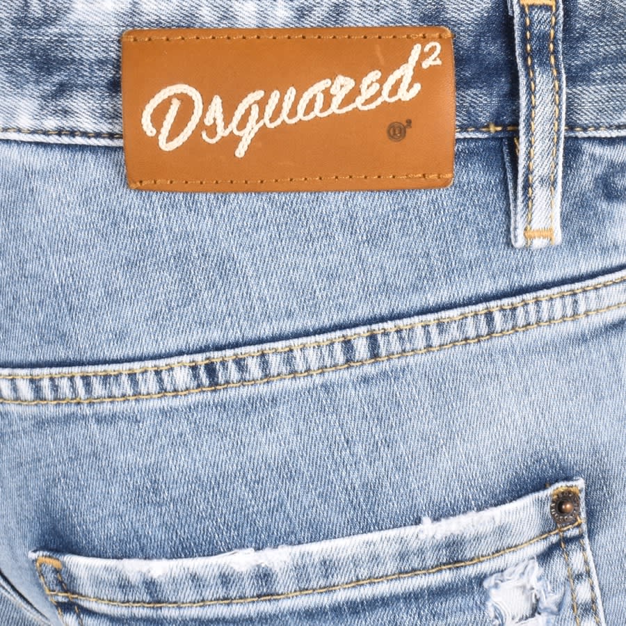Image number 3 for DSQUARED2 Skater Slim Fit Jeans Blue