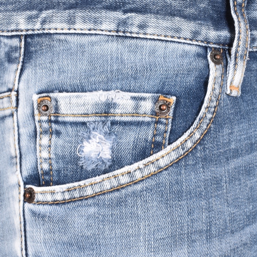 Image number 4 for DSQUARED2 Skater Slim Fit Jeans Blue