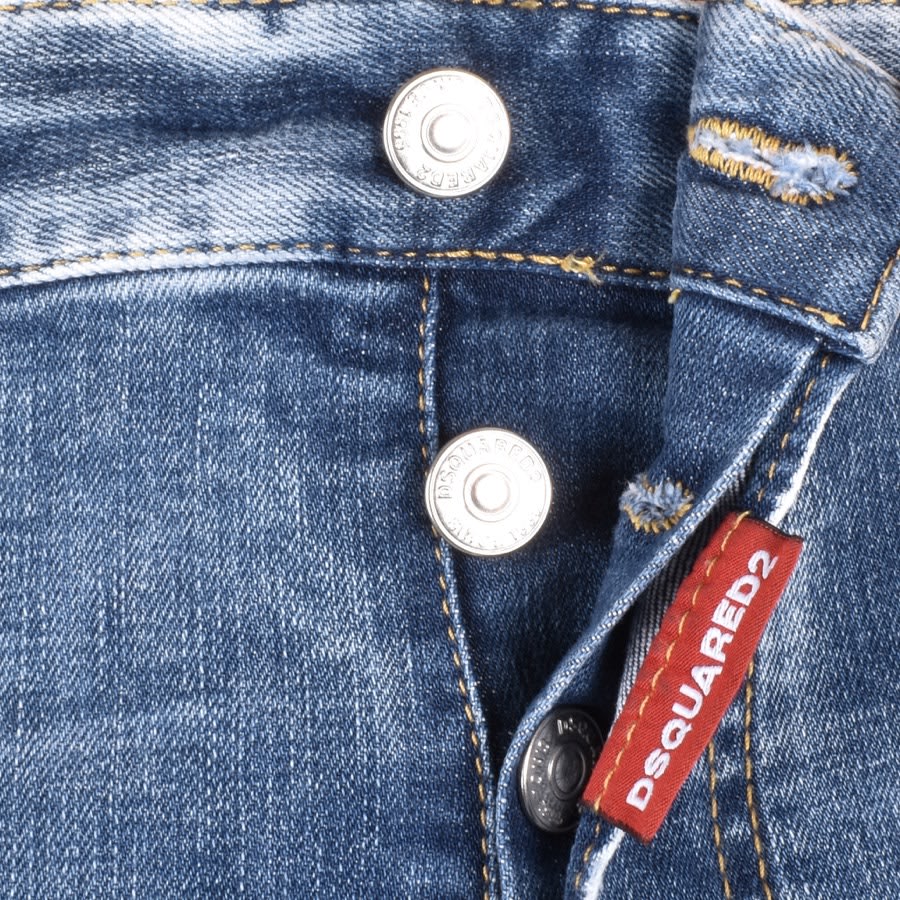 Image number 5 for DSQUARED2 Skater Slim Fit Jeans Blue