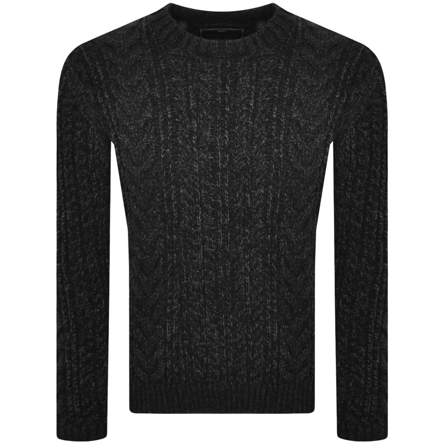 Image number 1 for Superdry Jacob Knit Jumper Black