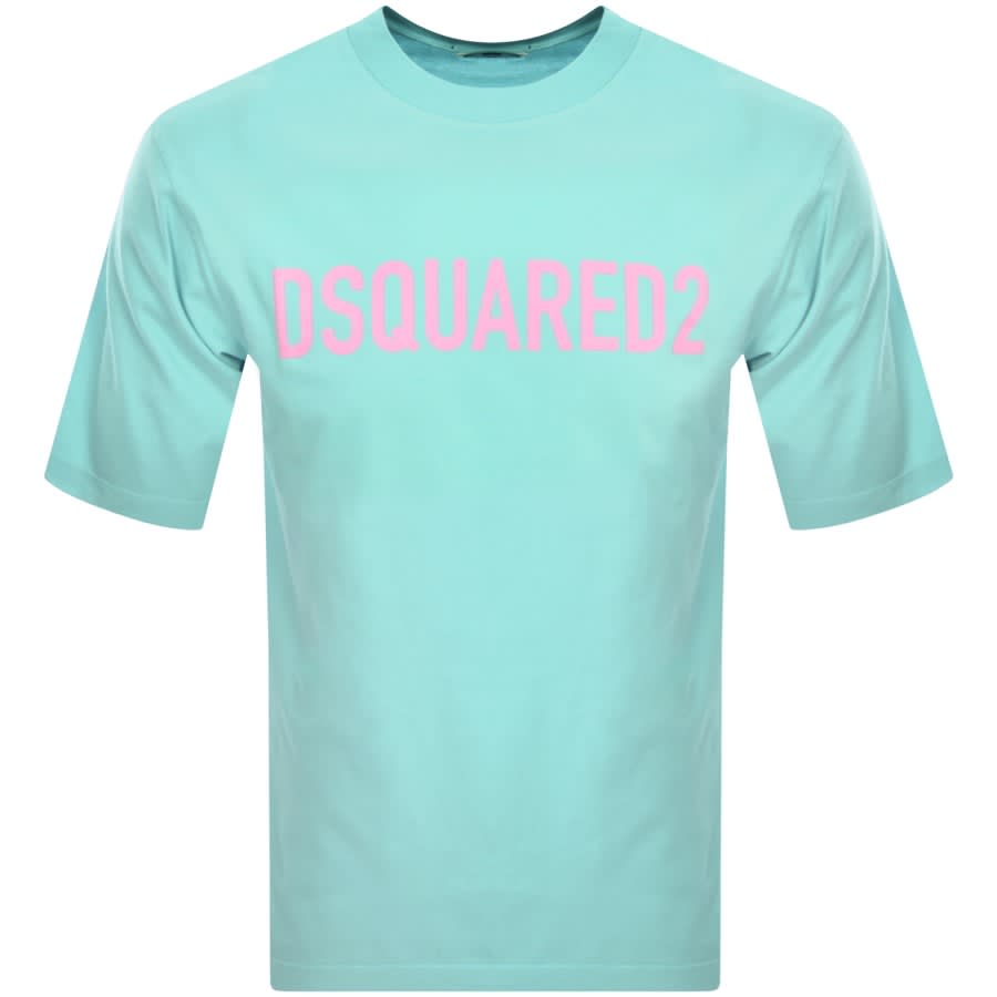 Image number 1 for DSQUARED2 Loose Fit T Shirt Light Blue