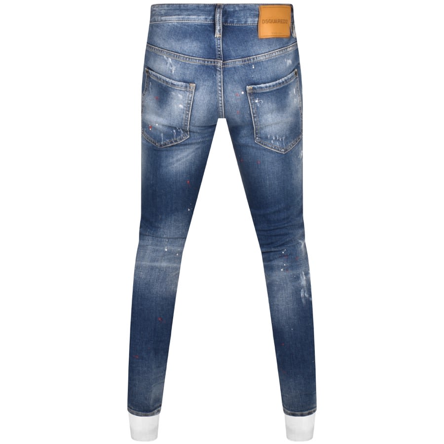 DSQUARED2 Skater Slim Fit Jeans Blue | Mainline Menswear United States