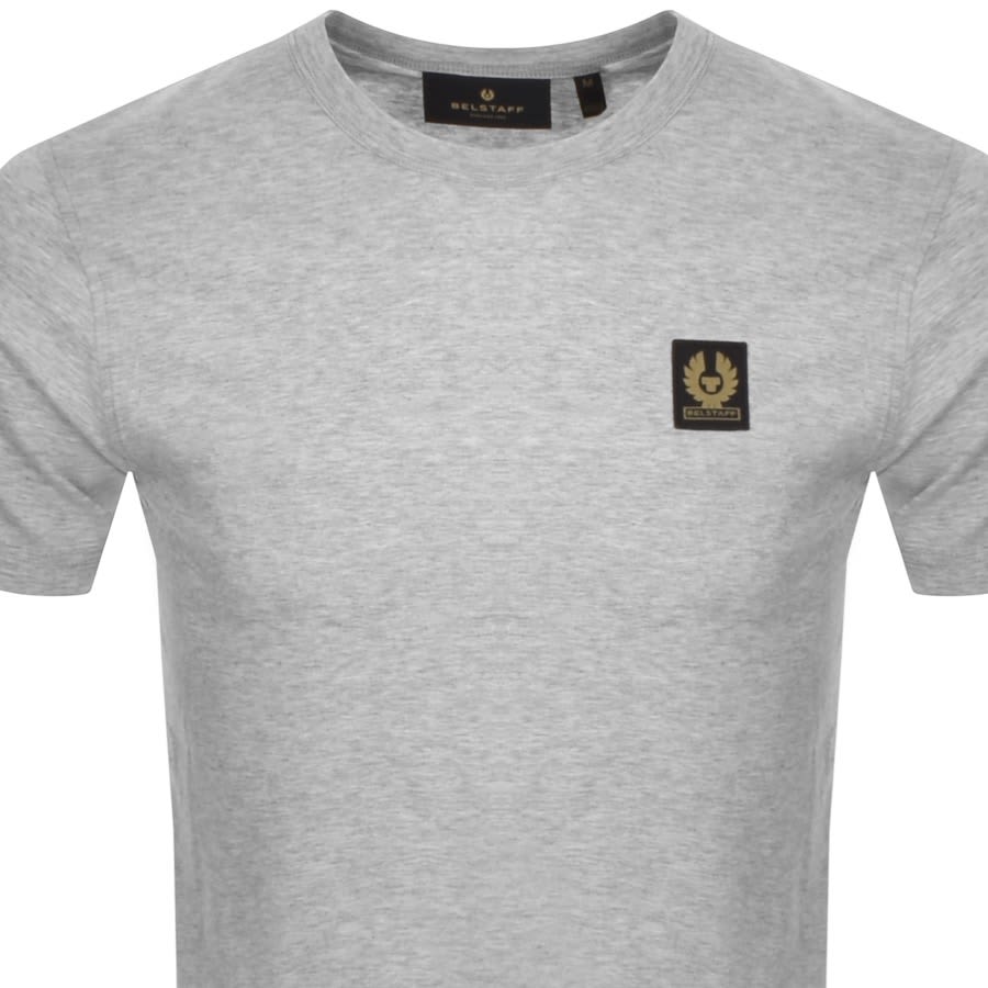Image number 2 for Belstaff Logo T Shirt Grey