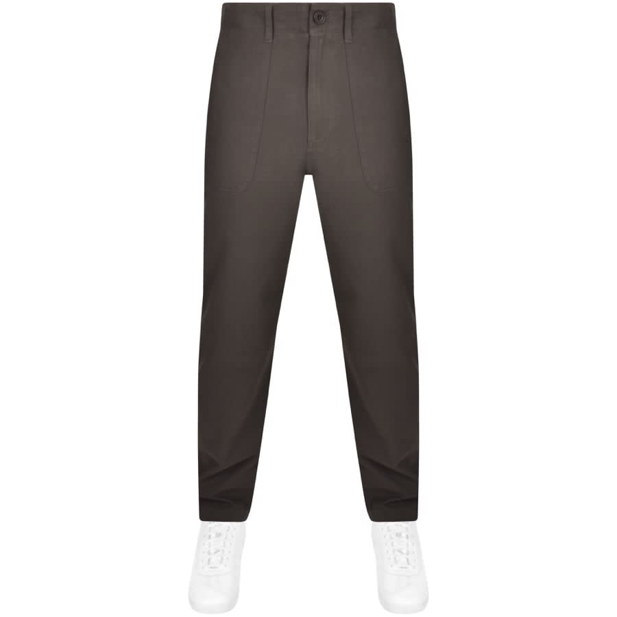 Image number 1 for Farah Hawtin Canvas Trousers Grey