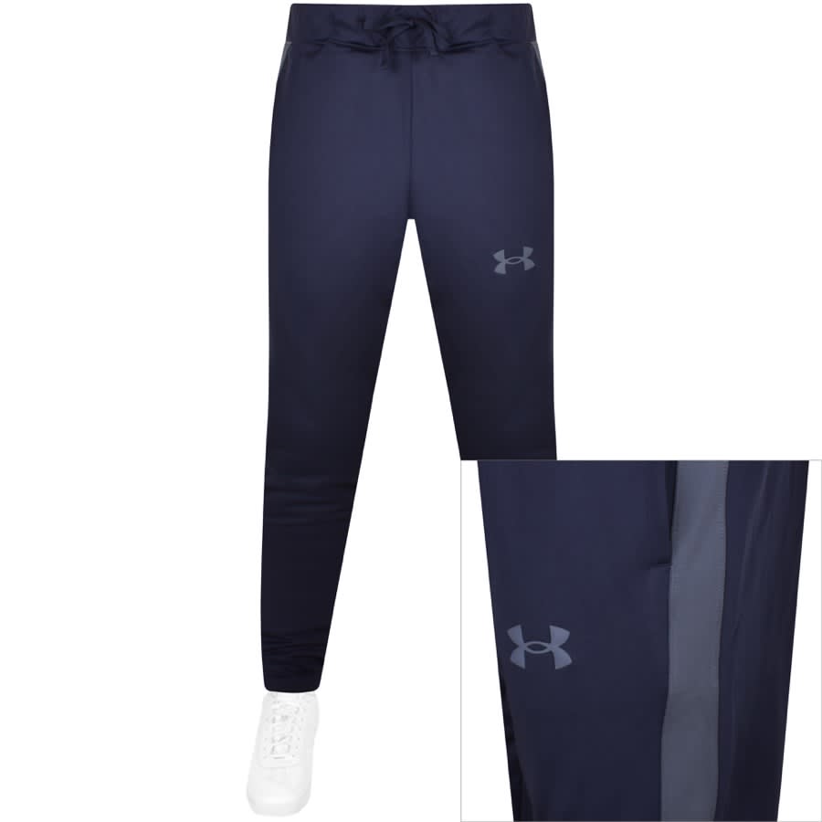 Image number 3 for Under Armour Rival Knit Tracksuit Navy