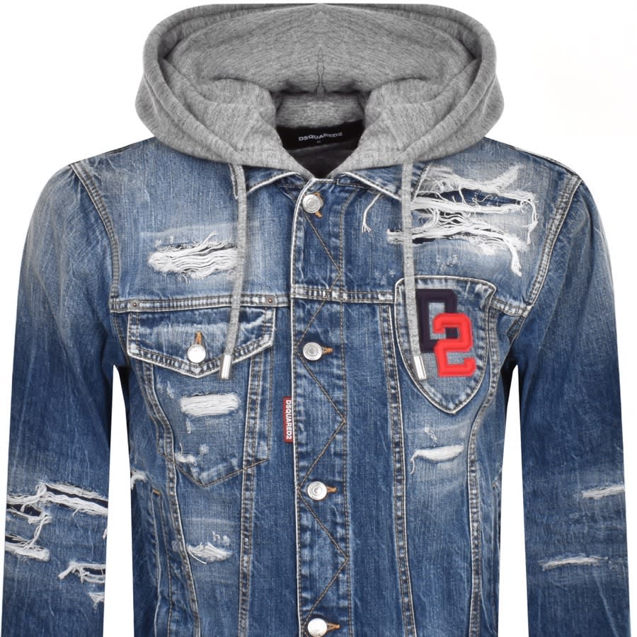 DSQUARED2 Over Denim Jacket Blue | Mainline Menswear United 