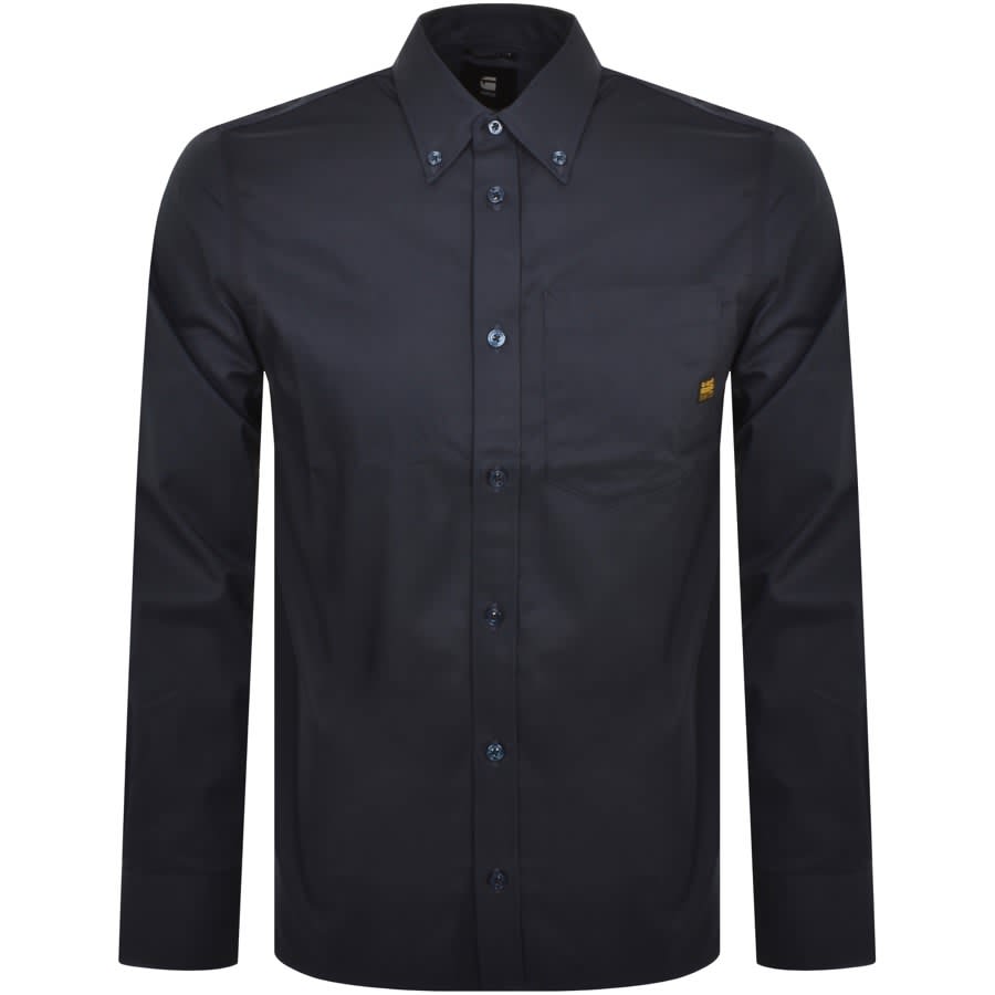 Image number 1 for G-Star Regular Long Sleeved Shirt Navy
