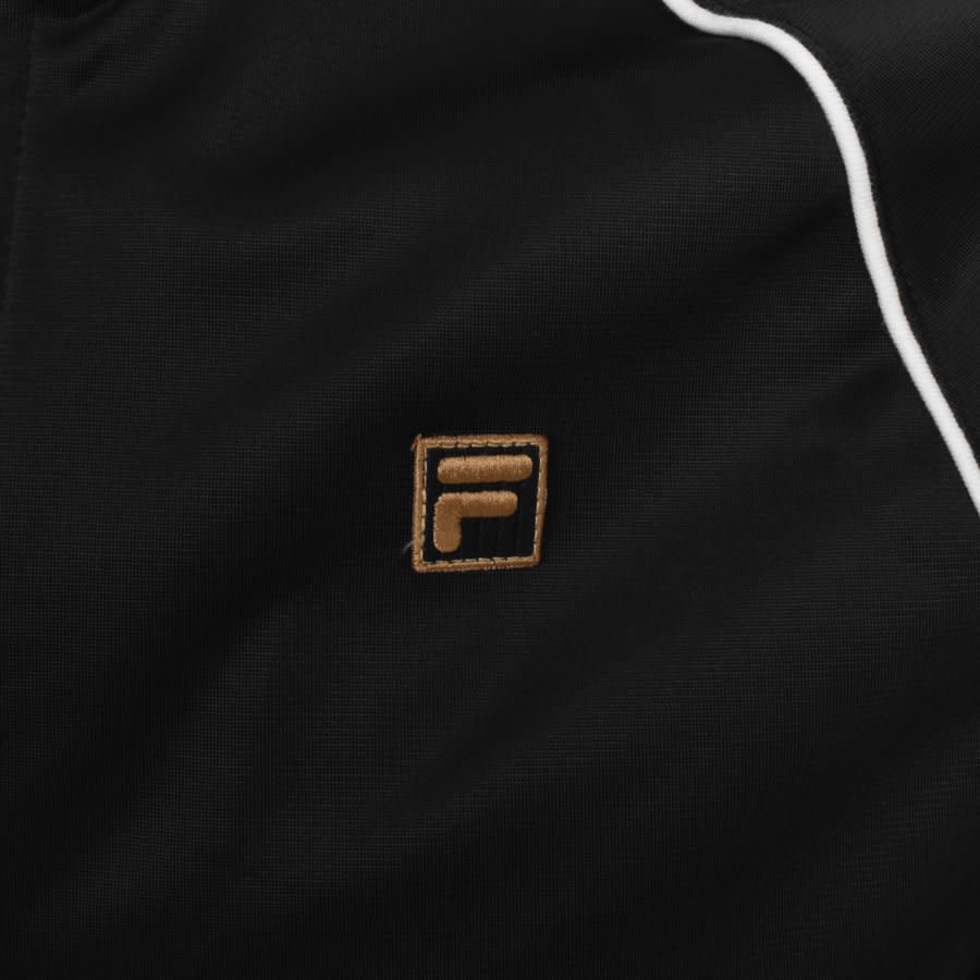 Image number 3 for Fila Vintage Tristan Zip Track Top Black