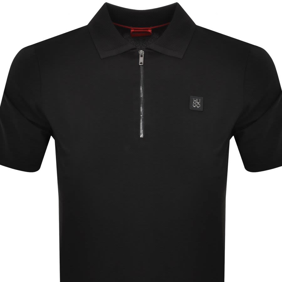 Image number 2 for HUGO Sayfong 3 Polo T Shirt Black