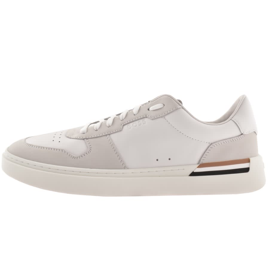 Image number 1 for BOSS Clint Tennis Trainers White