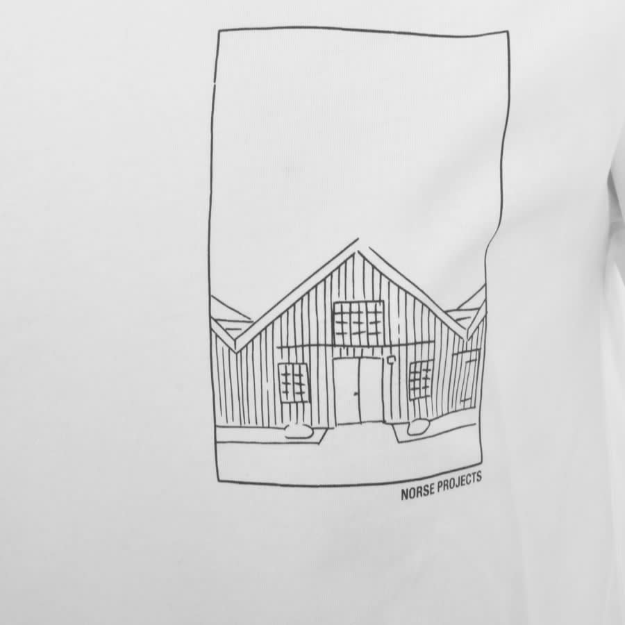 Image number 3 for Norse Projects Print T Shirt White