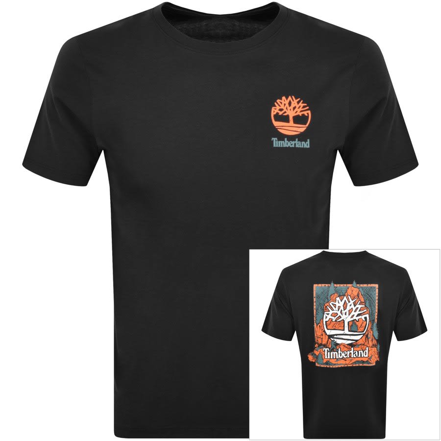 Image number 1 for Timberland Graphic T Shirt Black