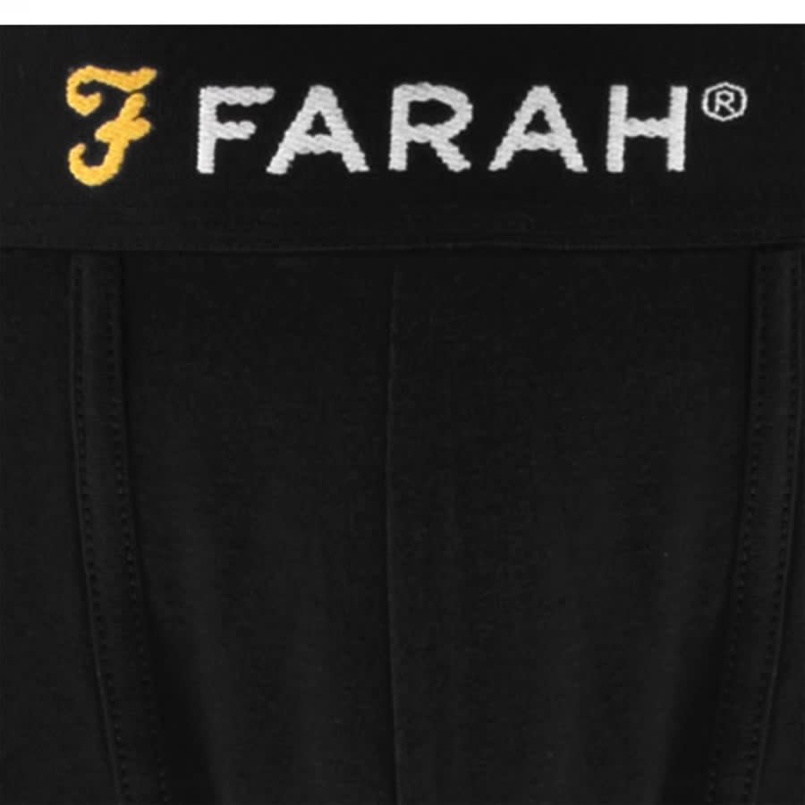 Image number 3 for Farah Vintage Chorley 5 Pack Trunks Black